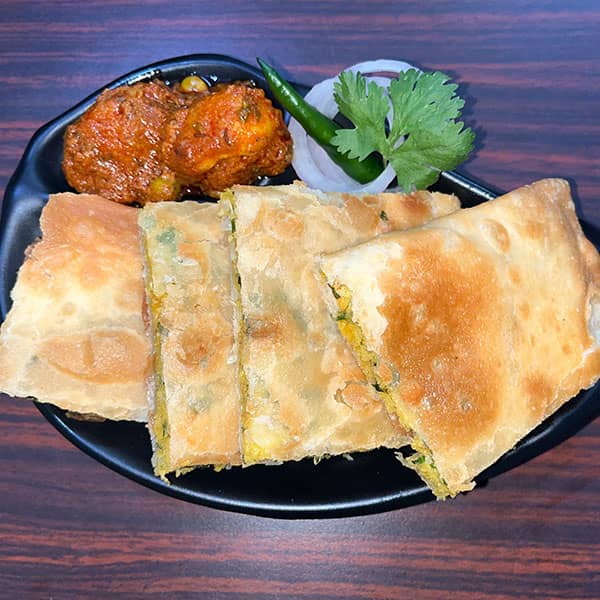 Chicken Mughlai Paratha